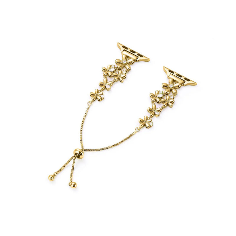 Bracelet Apple Watch, au style fleuri, été printemps, pétales de fleu, modèle Filie - La Boutique du Bracelet