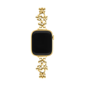 Bracelet Apple Watch, au style fleuri, été printemps, pétales de fleu, modèle Filie - La Boutique du Bracelet