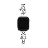 Bracelet Apple Watch, au style fleuri, été printemps, pétales de fleu, modèle Filie - La Boutique du Bracelet