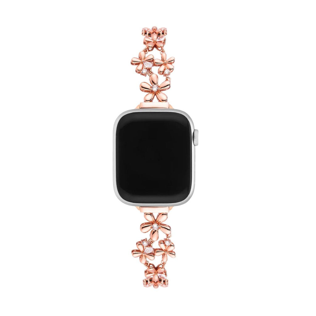 Bracelet Apple Watch, au style fleuri, été printemps, pétales de fleu, modèle Filie - La Boutique du Bracelet