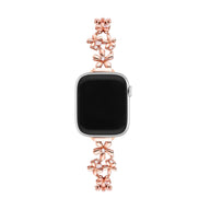 Bracelet Apple Watch, au style fleuri, été printemps, pétales de fleu, modèle Filie - La Boutique du Bracelet