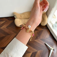 Bracelet Apple Watch, aux charms marin, or ou argent, été printemps, modèle Marina - La Boutique du Bracelet