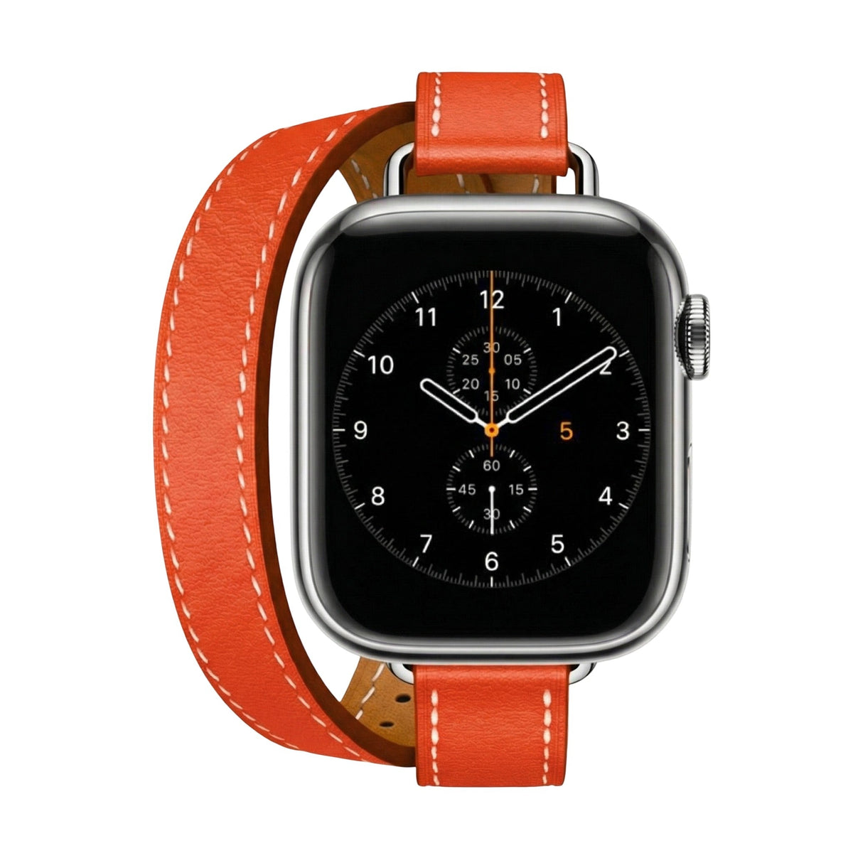 Apple Watch Armband aus Leder, doppelt gewickelt, für Damen, Modell Ermione