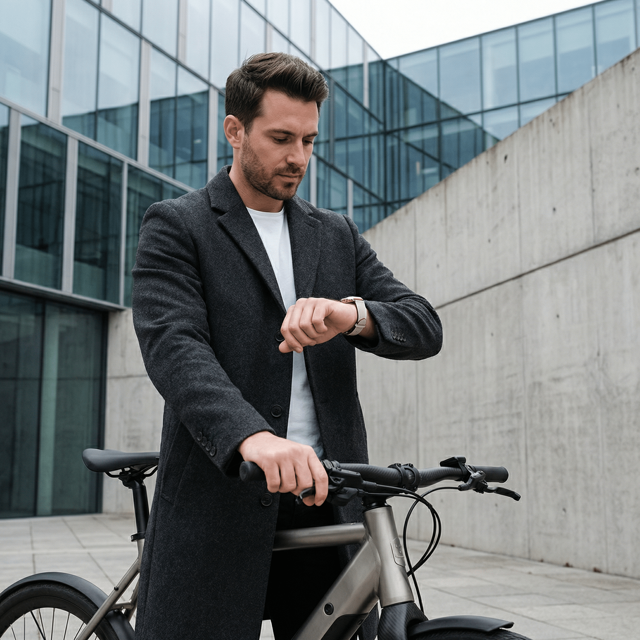 Pulseira para Apple Watch, em pele, unissexo, modelo Jano