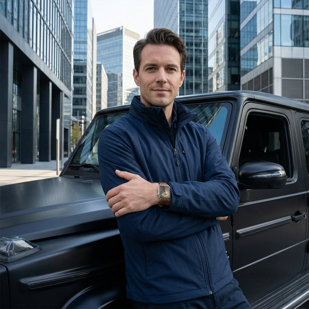 Pulseira para Apple Watch, em pele, unissexo, modelo Ozias