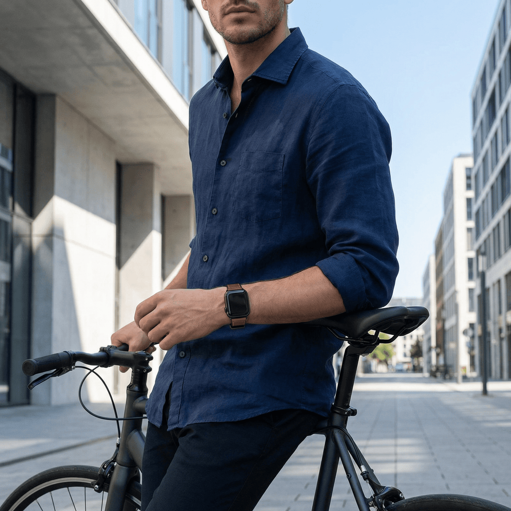 Bracelet Apple Watch, en microfibre, mixte, modèle Kaelith