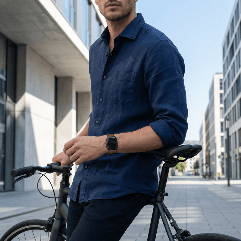 Bracelet Apple Watch, en microfibre, mixte, modèle Kaelith