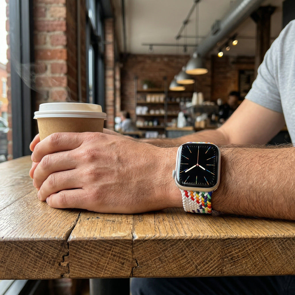 Bracelet Apple Watch, en nylon, mixte, modèle Cypher