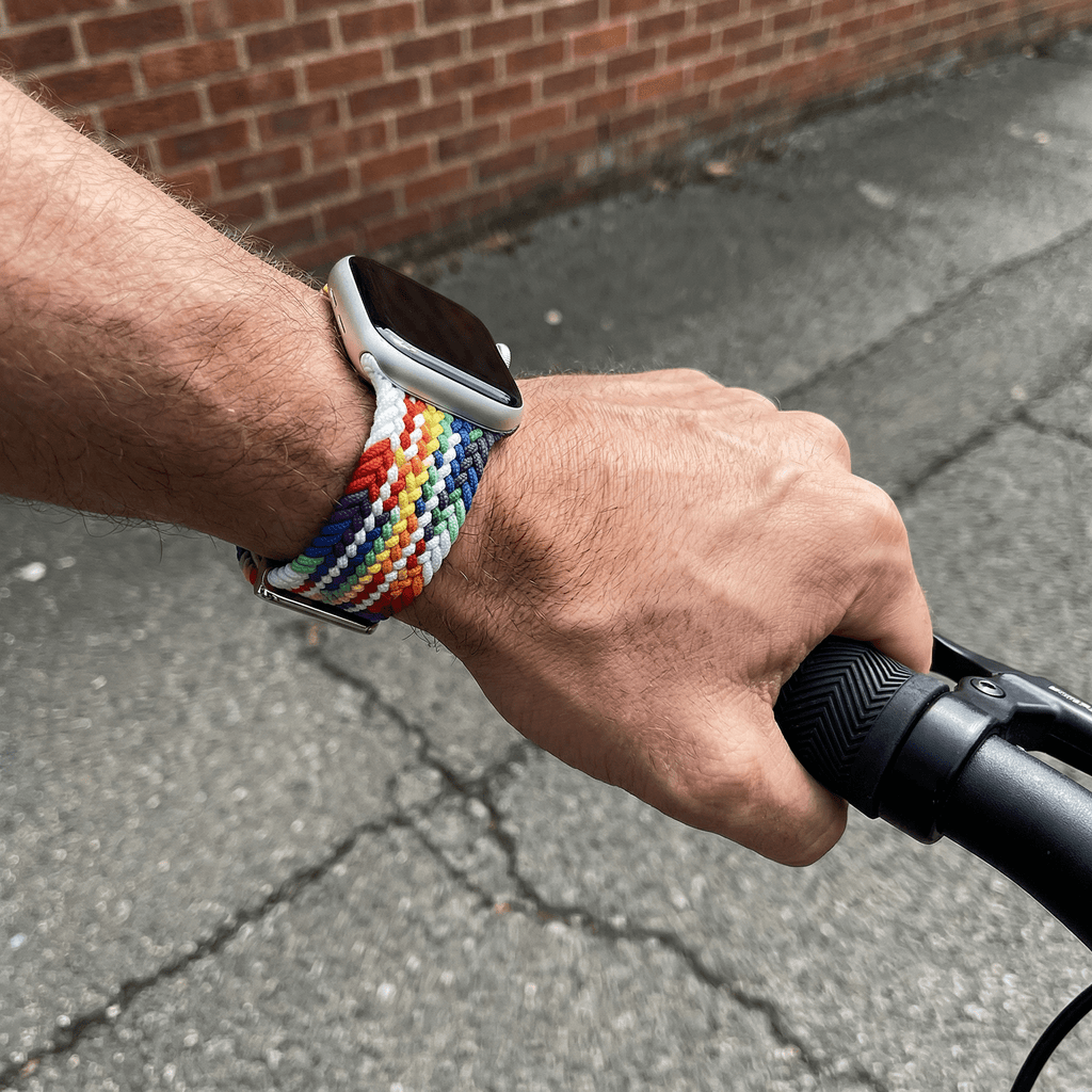 Bracelet Apple Watch, en nylon, mixte, modèle Cypher