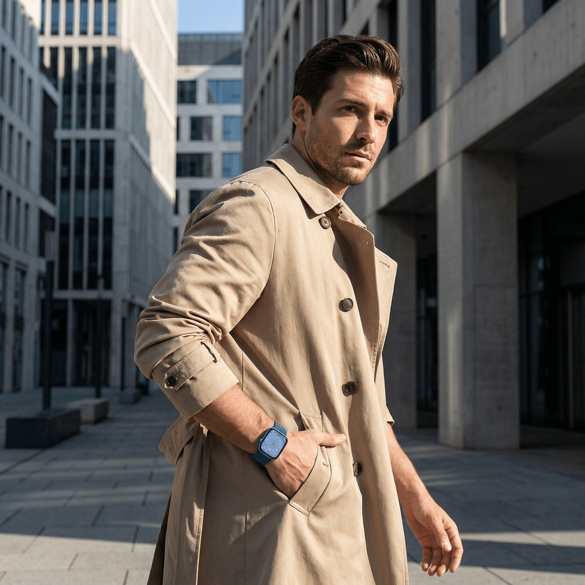 Bracelet Apple Watch, en nylon, mixte, modèle Xylon