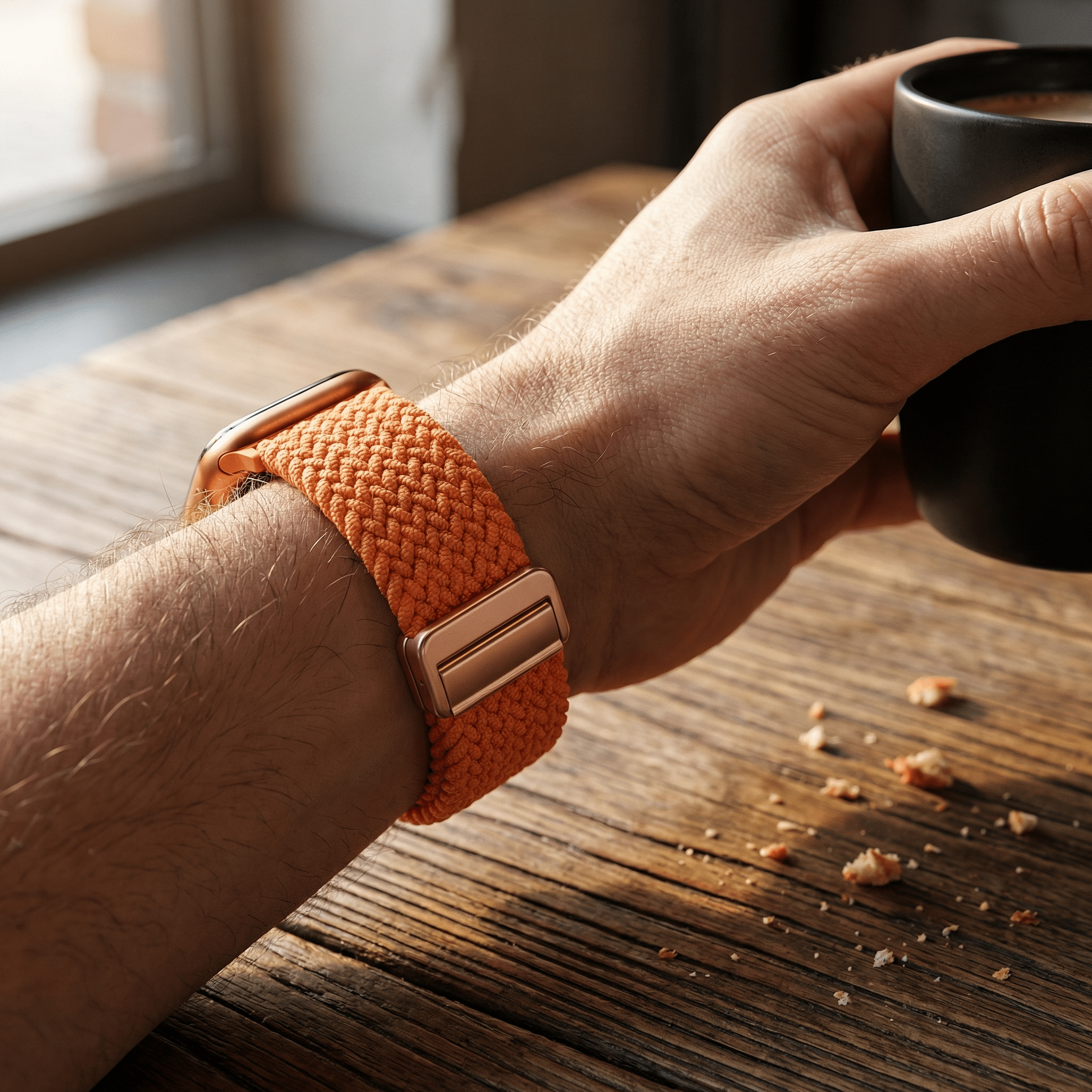 Bracelet Apple Watch, en nylon, mixte, modèle Xylon