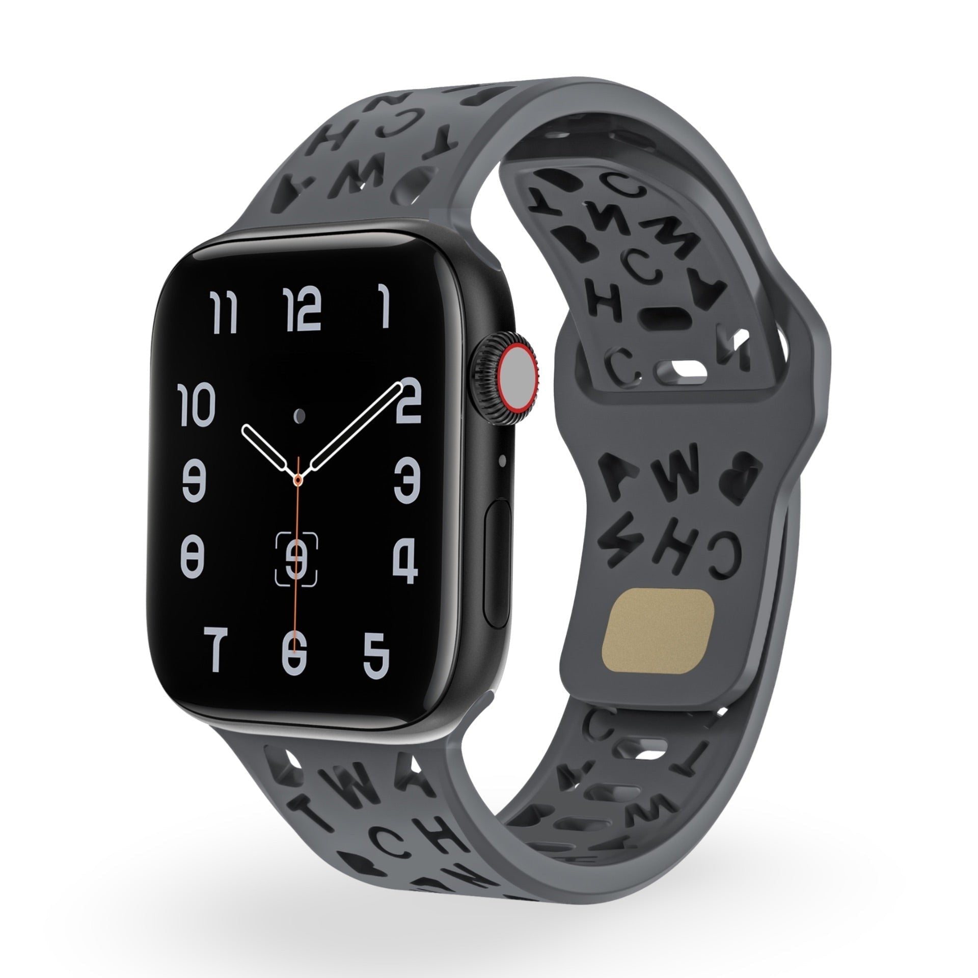 Bracelet Apple Watch, en silicone, pour femme, modèle Rona