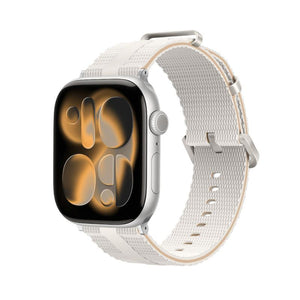 Pulsera para Apple Watch de silicona texturizada, con hebilla resistente de acero inoxidable, que ofrece una comodidad absoluta, modelo Guetta