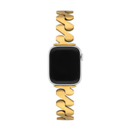Bracelet Apple Watch moderne, pour femme, acier spirale tendance, modèle Azia - La Boutique du Bracelet