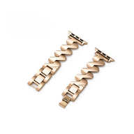 Bracelet Apple Watch moderne, pour femme, acier spirale tendance, modèle Azia - La Boutique du Bracelet