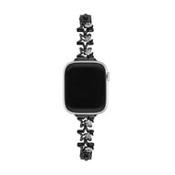 Bracelet Apple Watch, pour femme, en métal, étoiles scintillantes, modèle Kira - La Boutique du Bracelet