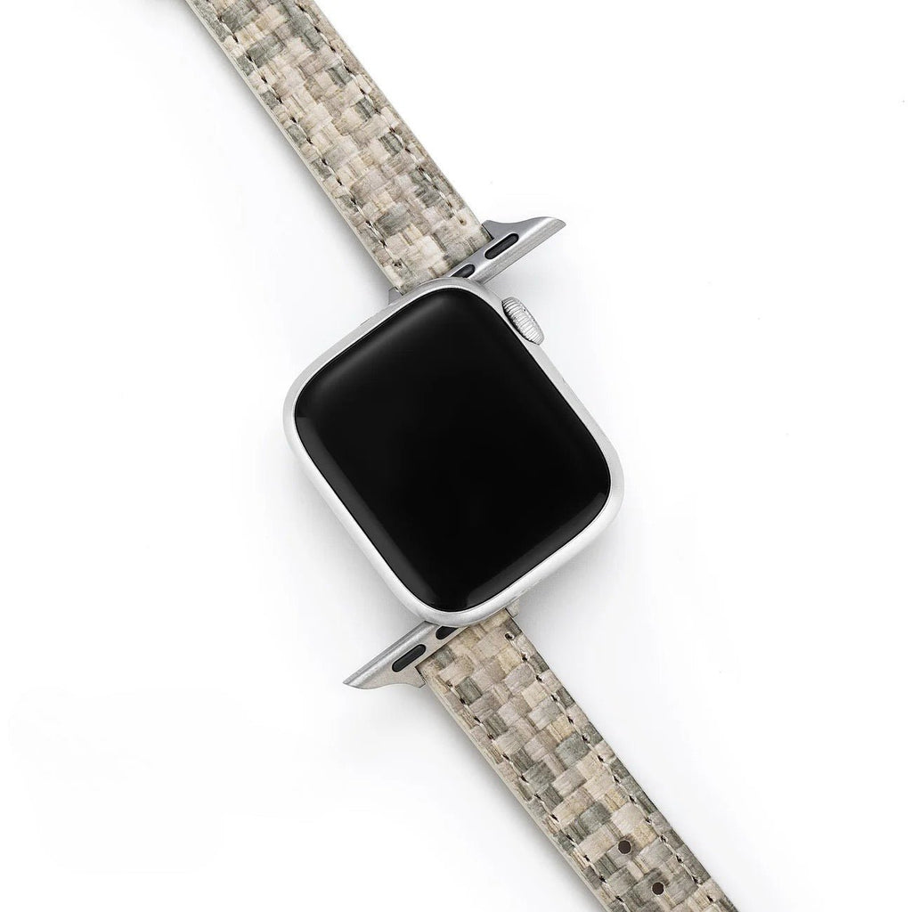 Bracelet Apple Watch, pour femme, en microfibre coloré, tendance, modèle Tekla - La Boutique du Bracelet