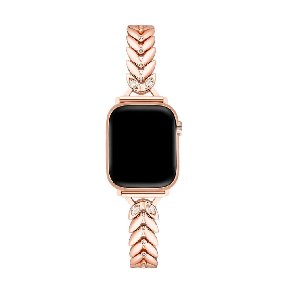 Bracelet Apple Watch, pour femme, feuilles imbriquées, chic, modèle Lokla - La Boutique du Bracelet