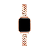 Bracelet Apple Watch, pour femme, feuilles imbriquées, chic, modèle Lokla - La Boutique du Bracelet
