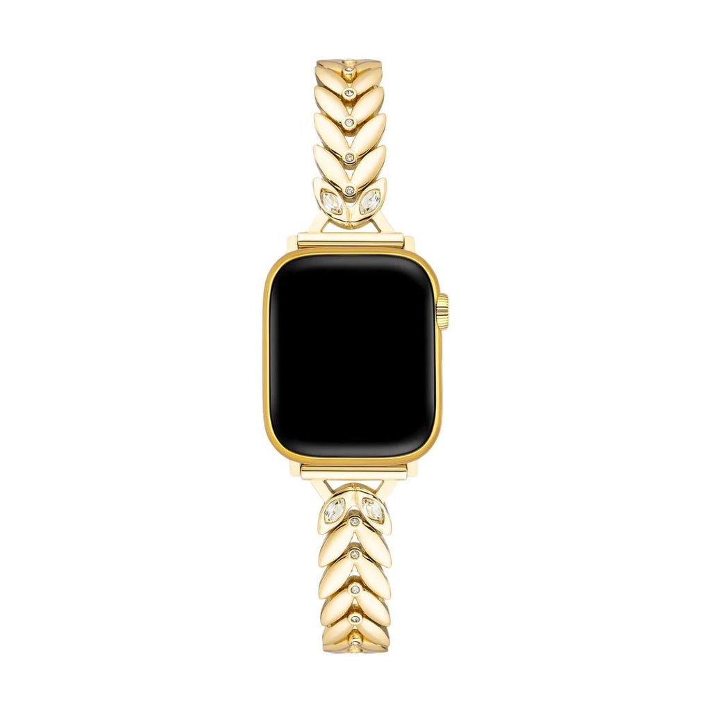 Bracelet Apple Watch, pour femme, feuilles imbriquées, chic, modèle Lokla - La Boutique du Bracelet