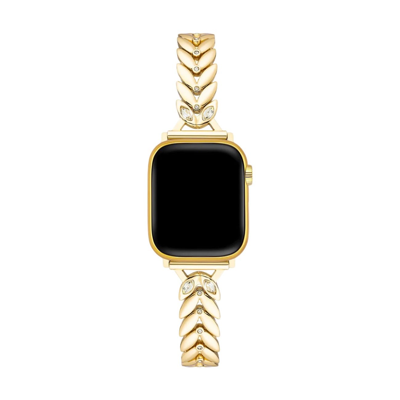 Bracelet Apple Watch, pour femme, feuilles imbriquées, chic, modèle Lokla - La Boutique du Bracelet
