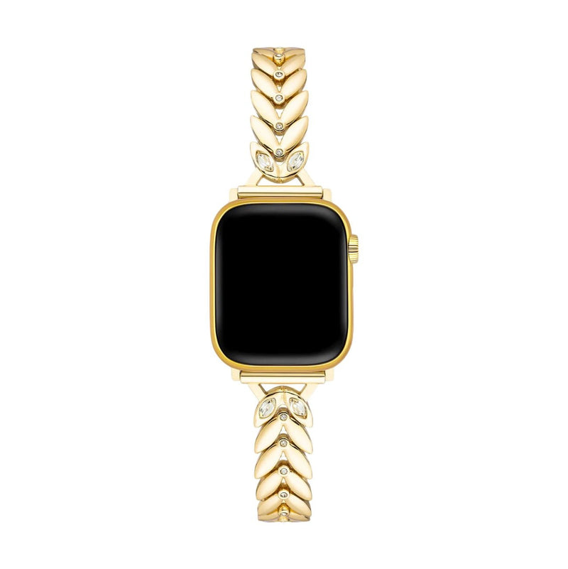 Bracelet Apple Watch, pour femme, feuilles imbriquées, chic, modèle Lokla - La Boutique du Bracelet