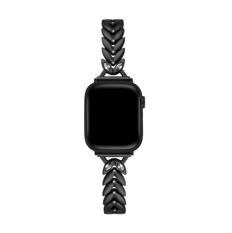 Bracelet Apple Watch, pour femme, feuilles imbriquées, chic, modèle Lokla - La Boutique du Bracelet