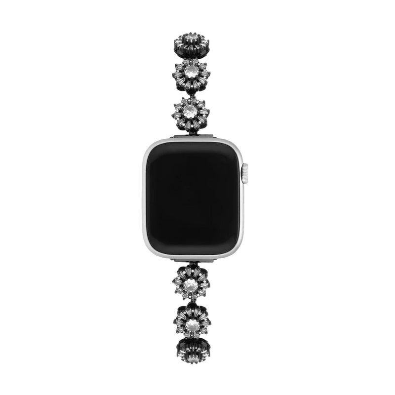 Bracelet Apple Watch, pour femme, fleur de lotus rotatives anti - stress, modèle Lotia - La Boutique du Bracelet