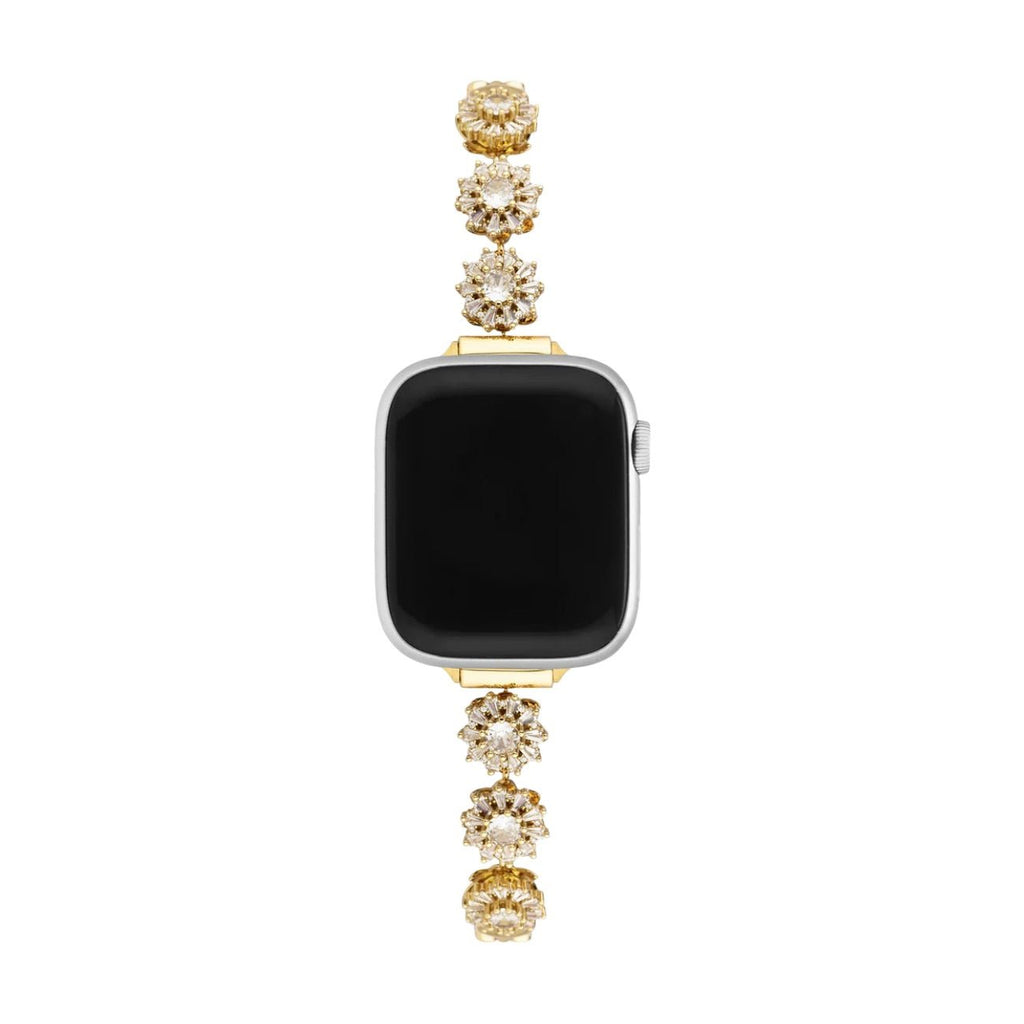 Bracelet Apple Watch, pour femme, fleur de lotus rotatives anti - stress, modèle Lotia - La Boutique du Bracelet