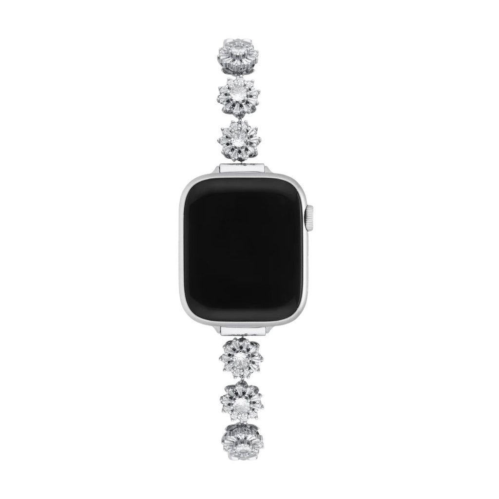 Bracelet Apple Watch, pour femme, fleur de lotus rotatives anti - stress, modèle Lotia - La Boutique du Bracelet