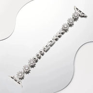 Bracelet Apple Watch, pour femme, fleur de lotus rotatives anti - stress, modèle Lotia - La Boutique du Bracelet