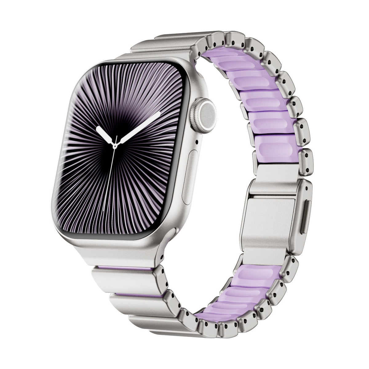 Premium βραχιόλι Apple Watch από ανοξείδωτο ατσάλι και FKM, για Apple Watch, ευέλικτος και ανθεκτικός σχεδιασμός, μοντέλο Sigone