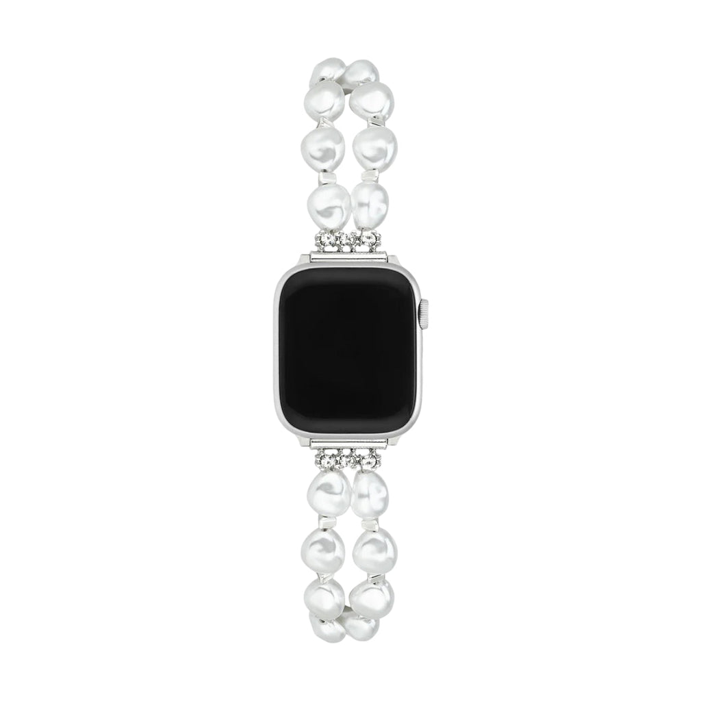 Bracelet Apple Watch, style baroque, perles scintillantes, modèle Valine - La Boutique du Bracelet