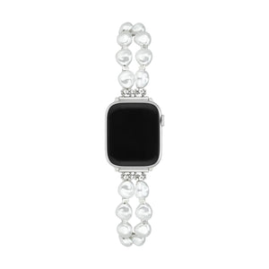 Bracelet Apple Watch, style baroque, perles scintillantes, modèle Valine - La Boutique du Bracelet