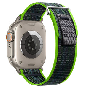 Bracelet Boucle Trail en nylon résistant pour Apple Watch avec fermeture velcro, modèle Elios - La Boutique du Bracelet