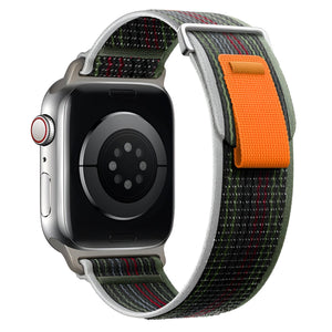 Bracelet Boucle Trail en nylon résistant pour Apple Watch avec fermeture velcro, modèle Elios - La Boutique du Bracelet