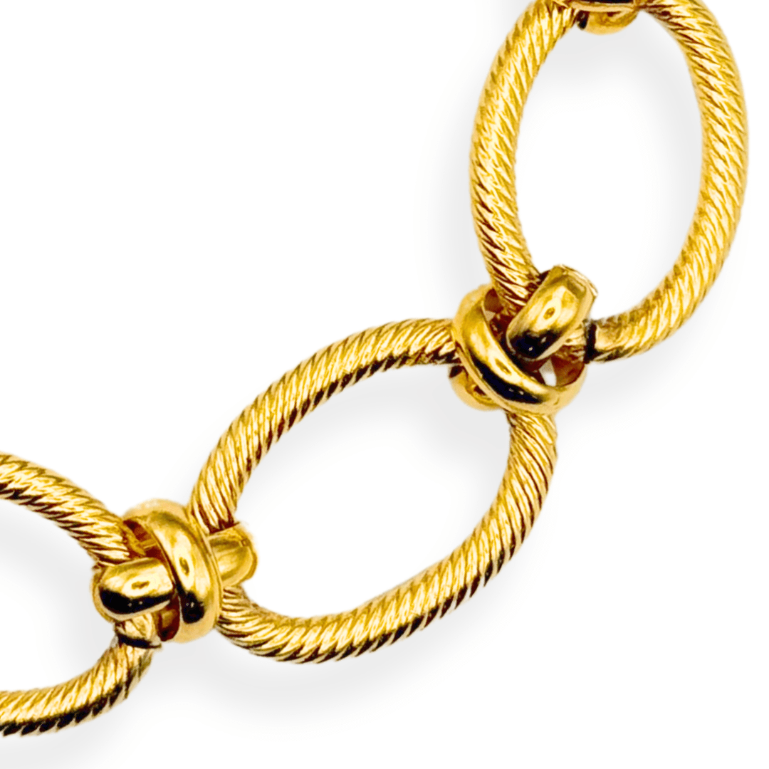 Bracelet chaîne personnalisable, modèle Bossy