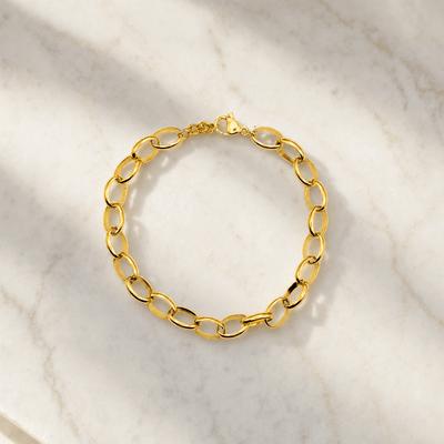 Personalisierbares Kettenarmband, Modell Glammy