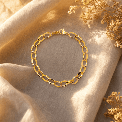 Personalisierbares Kettenarmband, Modell Glammy