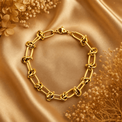 Bracelet chaîne personnalisable, modèle Sassy