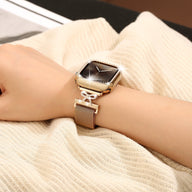 Bracelet chic et mignon, ruban noué, en acier inoxydable, pour Apple Watch, modèle Bima - La Boutique du Bracelet