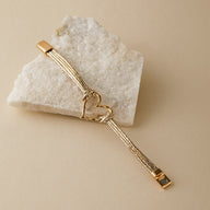 Bracelet cœur fondant, triple rangs, pour femme, modèle Jouva - La Boutique du Bracelet