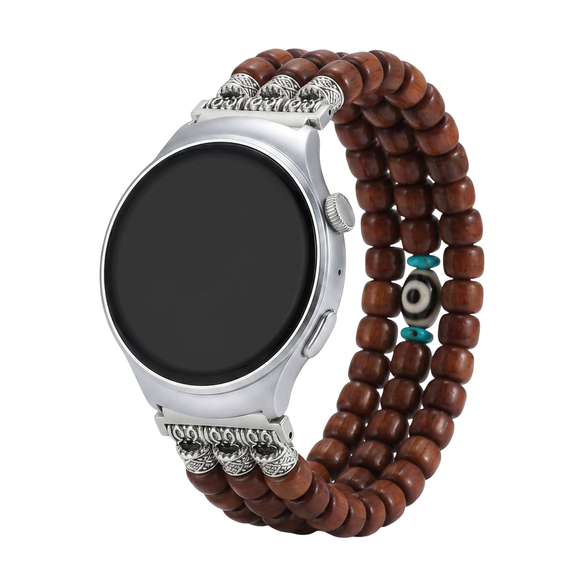 Bracelet en os de yak pour montre connectée, perle Dzi tibétaine, style ethnique, modèle Yak