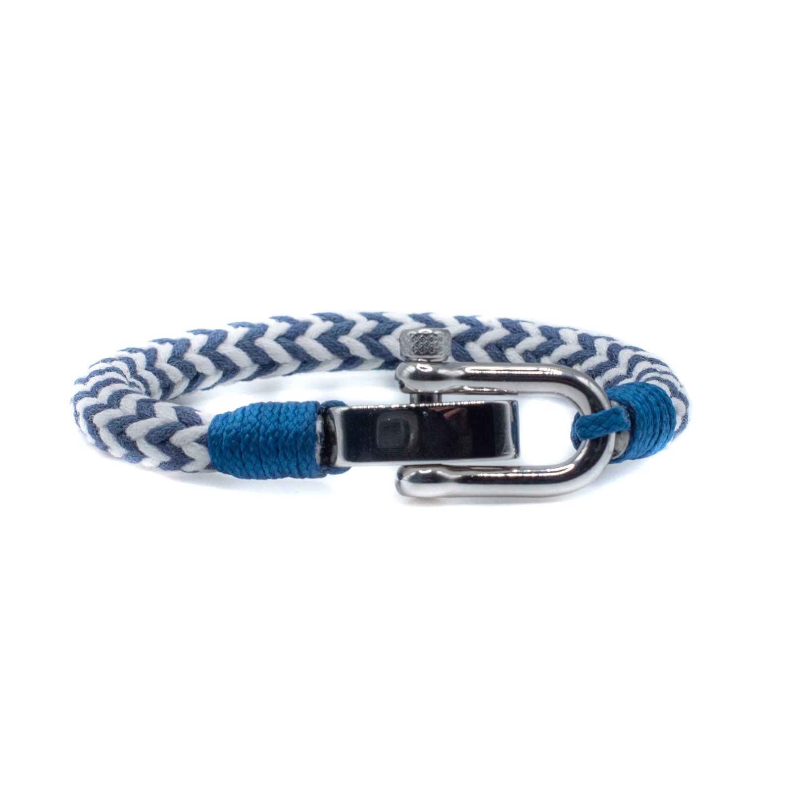 Bracelet cordon, à mousqueton en acier inoxydable, pour homme, modèle Antonio - La Boutique du Bracelet