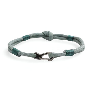 Bracelet cordon à nœud et à mousqueton, pour homme, modèle Parker - La Boutique du Bracelet