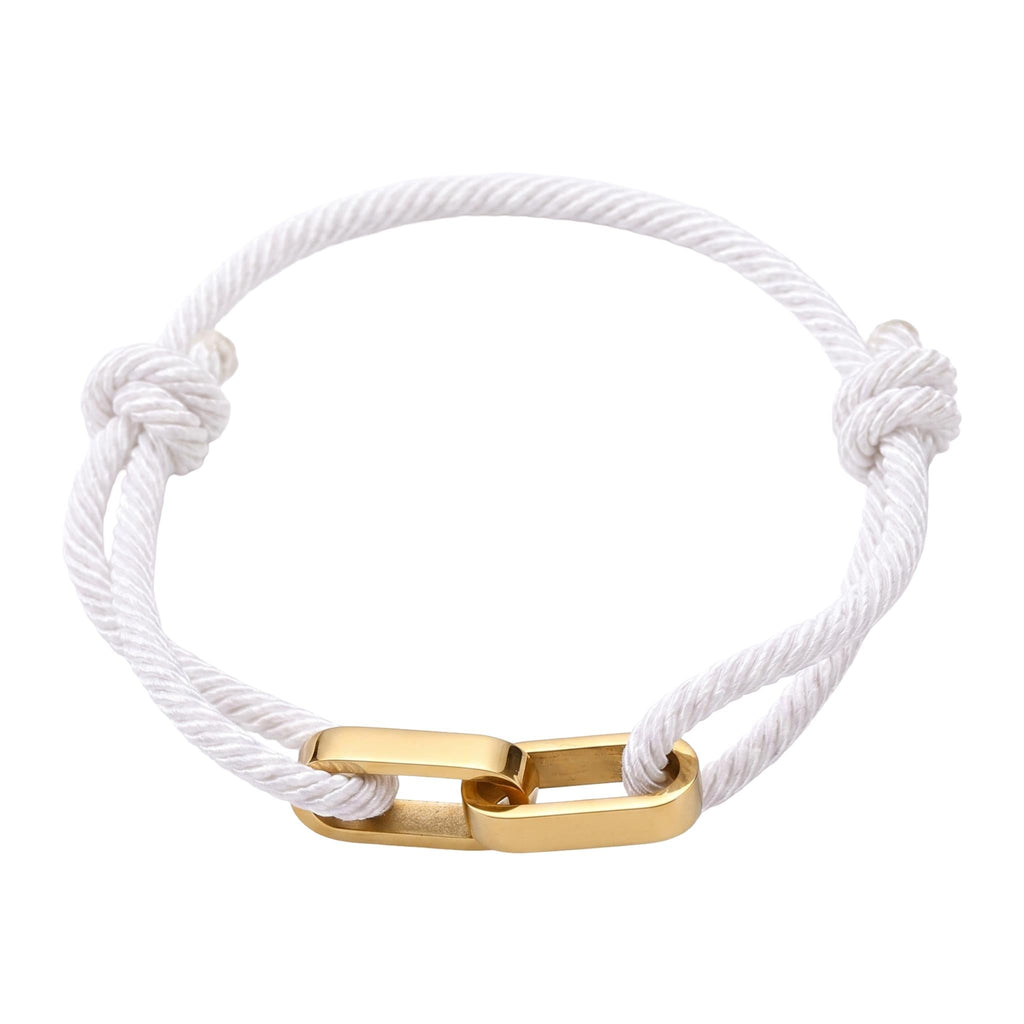 Adjustable Cord Bracelet, Customizable Stainless Steel, Personalized Engraved Jewelry, Unique Gift, Wrist Accessory, Pacore Model