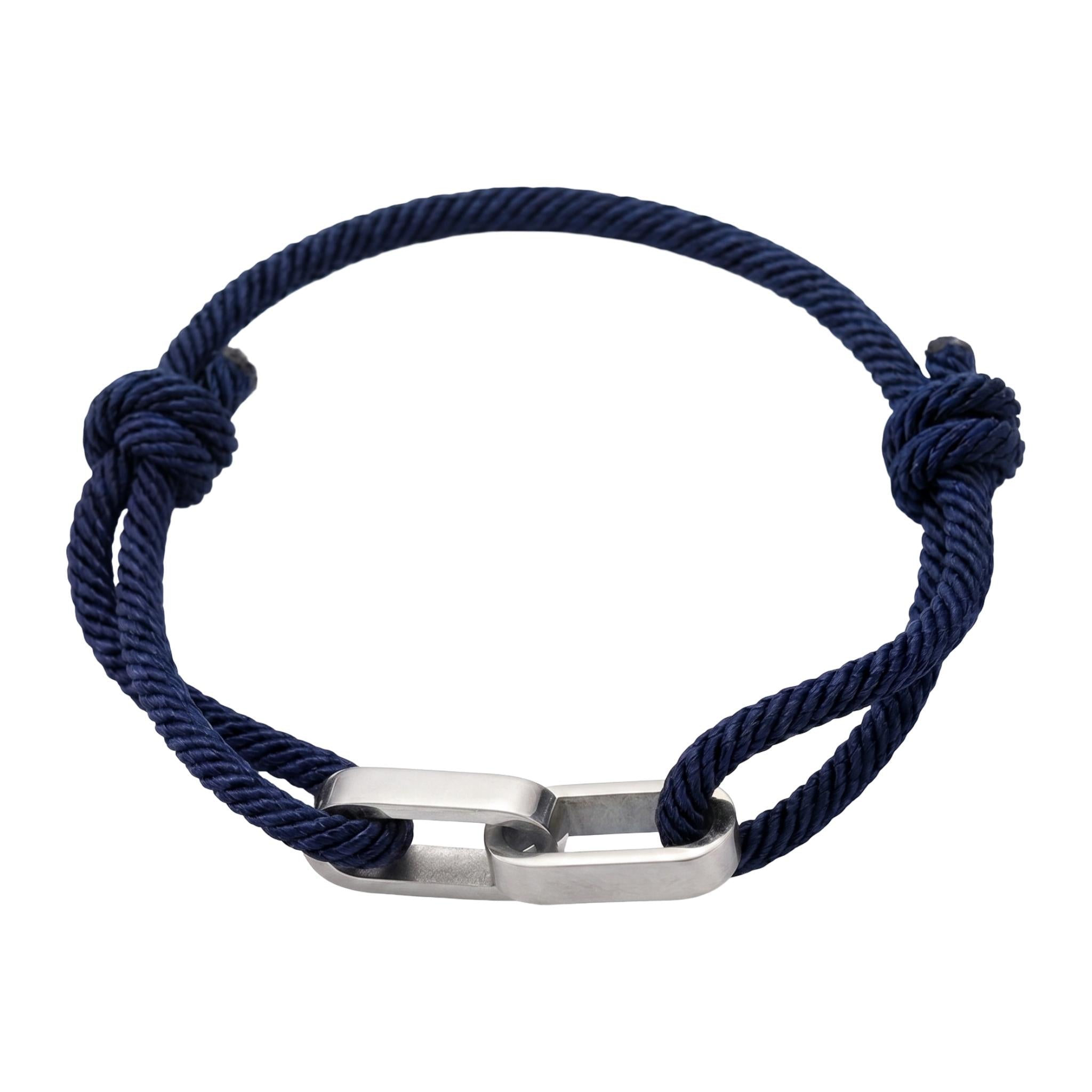 Adjustable Cord Bracelet, Customizable Stainless Steel, Personalized Engraved Jewelry, Unique Gift, Wrist Accessory, Pacore Model