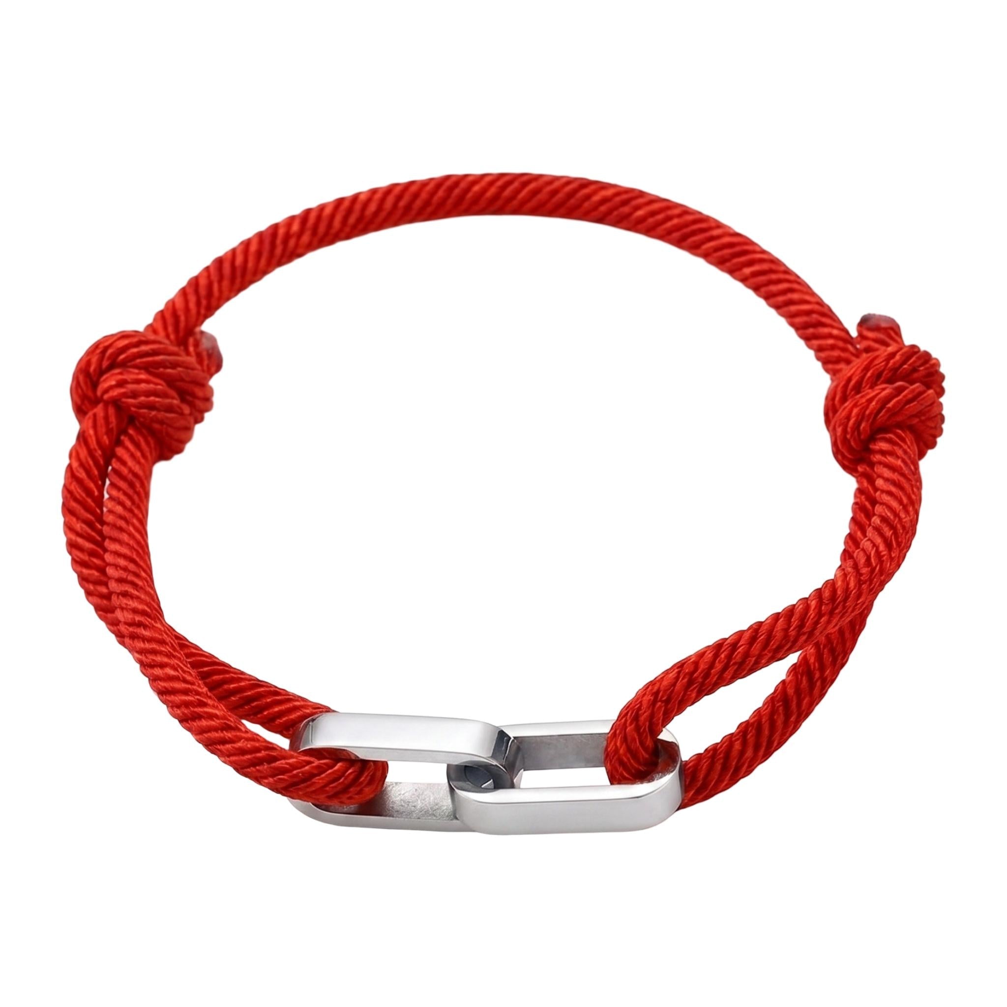 Adjustable Cord Bracelet, Customizable Stainless Steel, Personalized Engraved Jewelry, Unique Gift, Wrist Accessory, Pacore Model