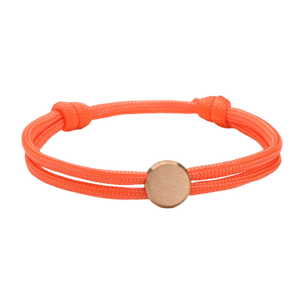 Bracelet Cordon Ajustable, Médaillon Acier Inoxydable, Bijou Personnalisable, Gravure Offerte, Cadeau Unique, modèle Marsin