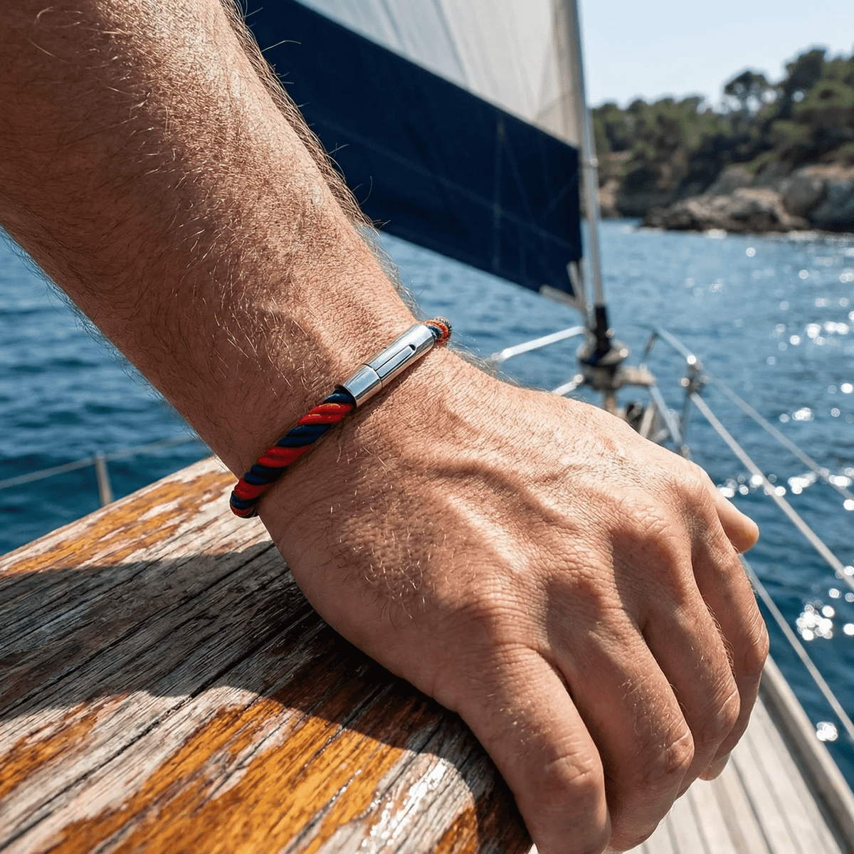 Kordelarmband, komfortabel und elegant, Unisex, Modell Nash